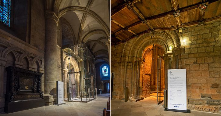 new glazed entrance doors at Durham Cathedral